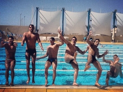 I velocisti in collegiale a Tenerife