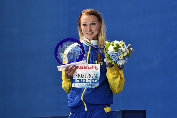 SJOSTROM Sarah SWE Gold Medal, World Record Women's 100m Butterfly 
