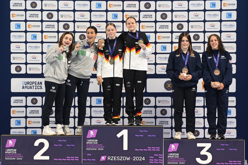 podio 3 metri sincro femminile