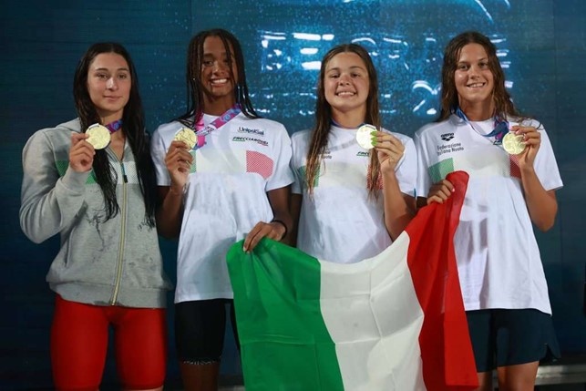 4x100 sl femminile - team italia