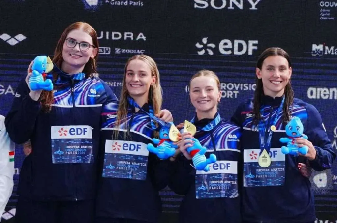 staffetta 4x200 sl femminile - gran bretagna