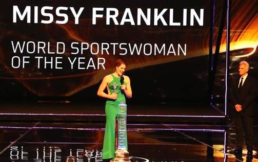 Missy Franklin_Laureus14-Mark Spitz