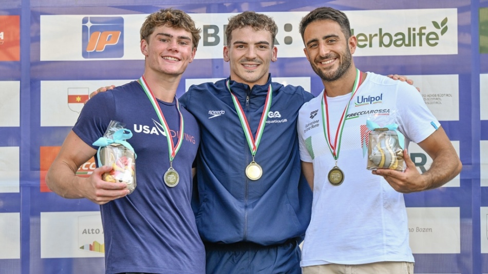 podio trampolino 3 mt maschile