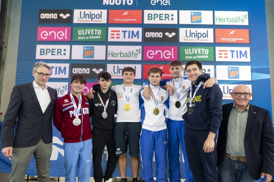 podio piattaforma sincro maschile