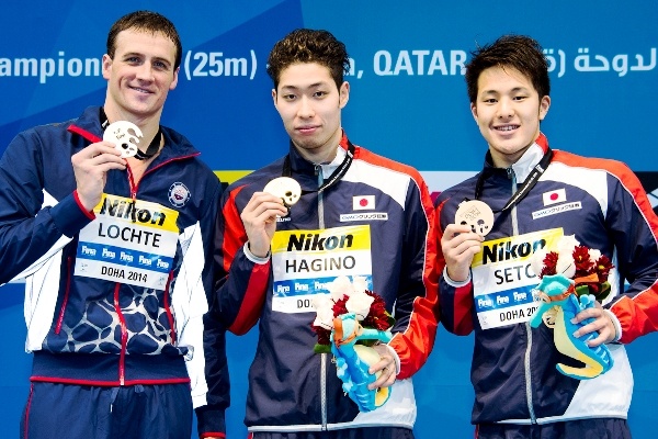 200misti Lochte Hagino Seto 12th FINA World Swimming Championships (25m)