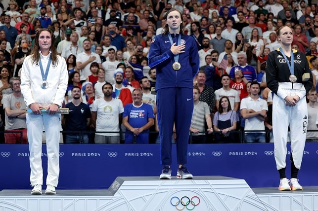 podio 1500 stile libero femminile