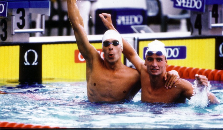 Massimiliano Rosolino e Emiliano Brembilla