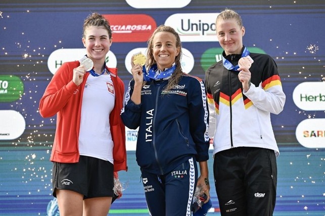 podio 10 km femminile podio 10 km femminile