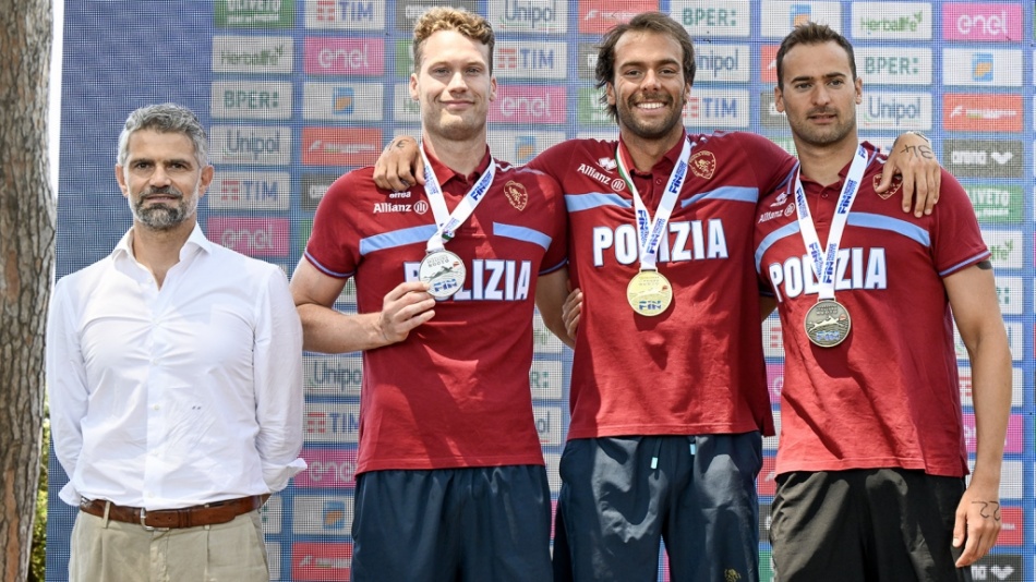 podio 10 km maschile