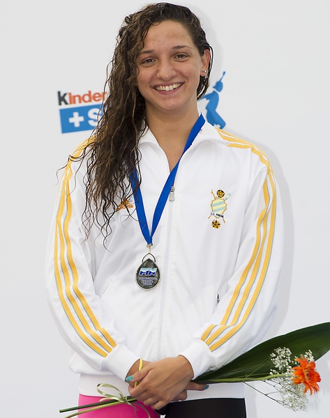 Elena Di Liddo, medaglia d'argento nei 100 farfalla