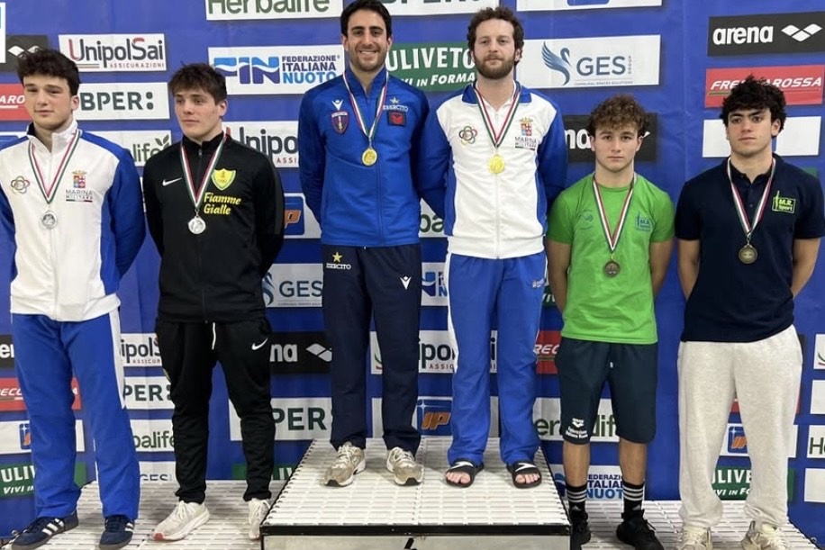 podio trampolino 3mt sincro maschile