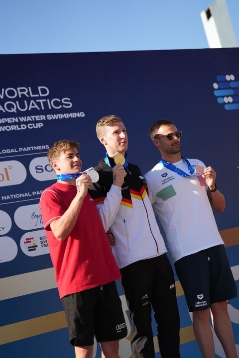 podio 10 km maschile podio 10 km maschile