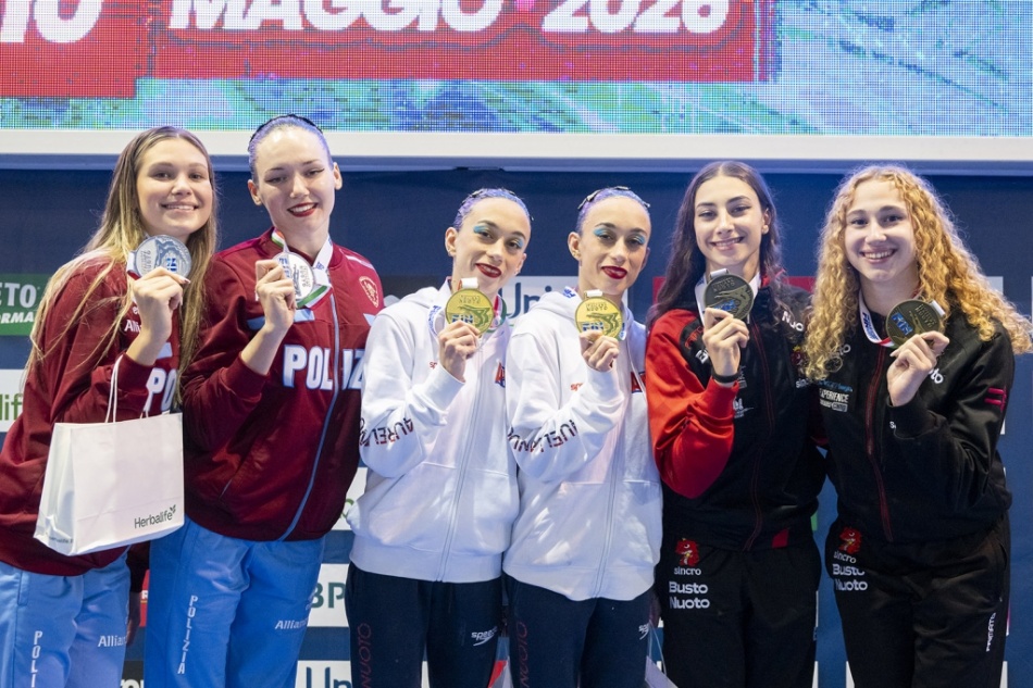 podio duo libero femminile