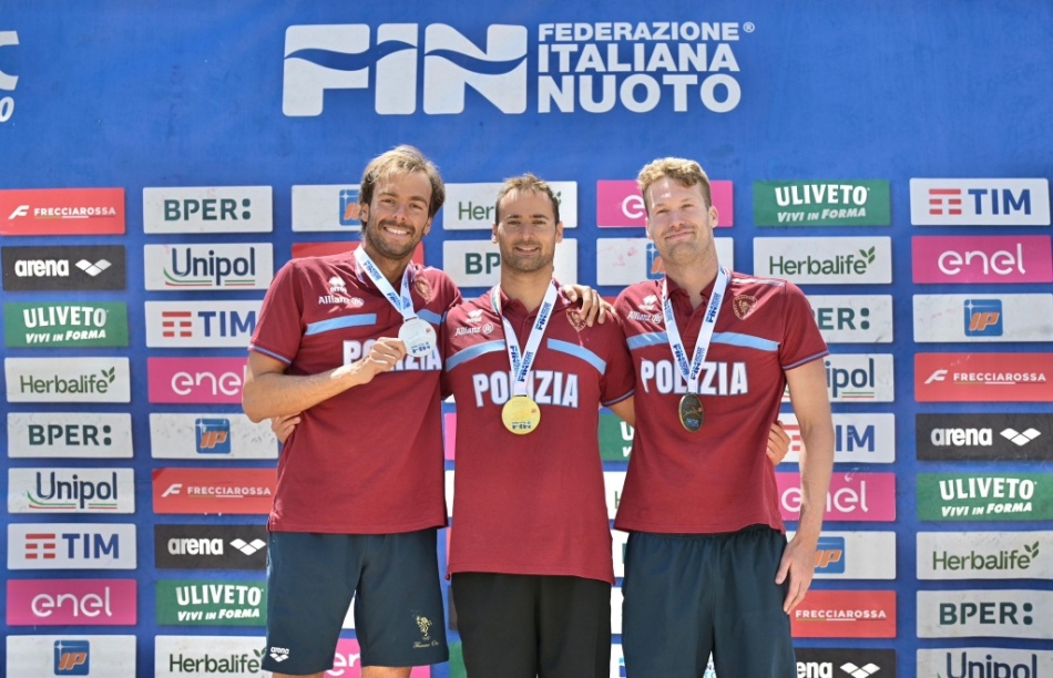 podio 5 km maschile