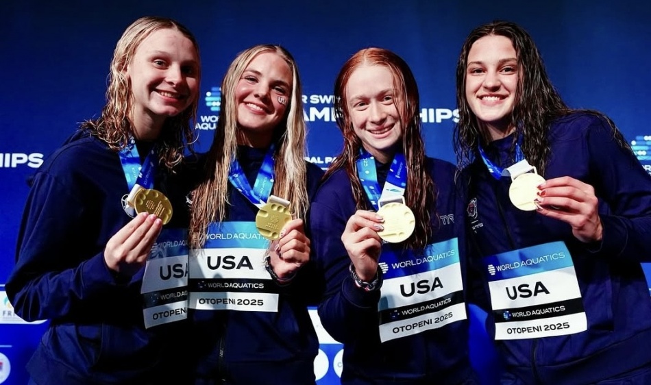 staffetta 4x100 sl femminile - usa