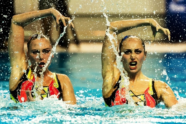 UKR_ANANASOVA_VOLOSHYNA13 th FINA Synchronised Swimming World Cup