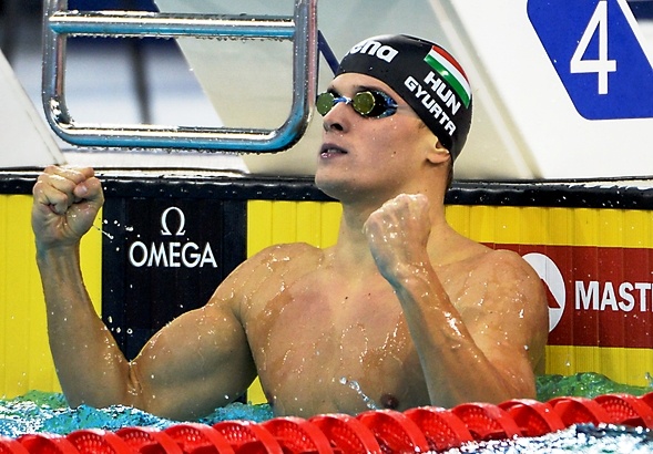 DANIEL GYURTA HUN_FINA Mastbank Swimming World Cup 2014 Dubai