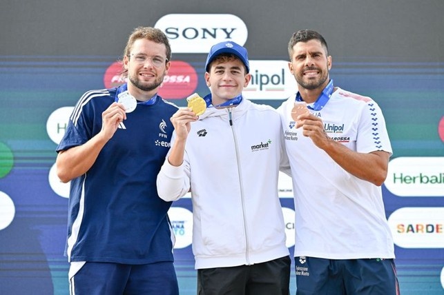 podio 10 km maschile podio 10 km maschile